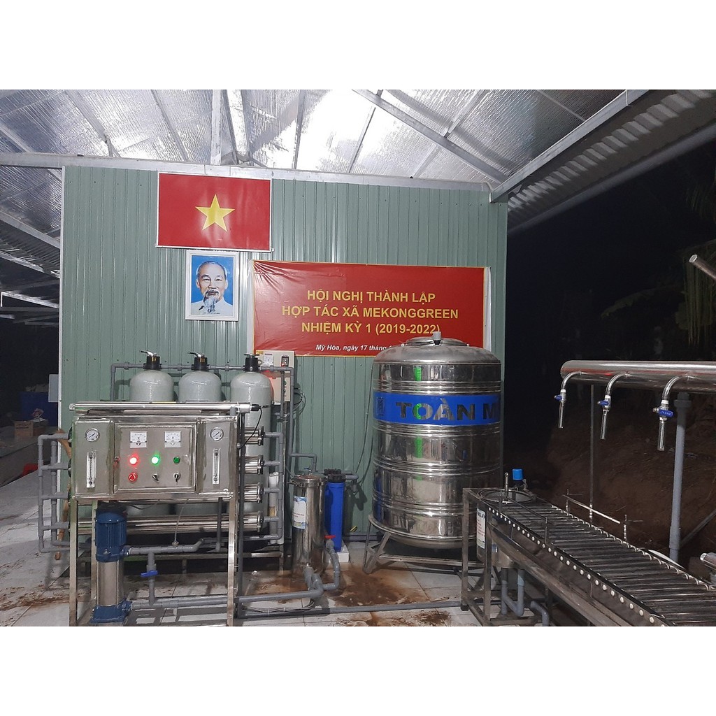 Dây chuyền lọc nước tinh khiết RO 1000 lít/h