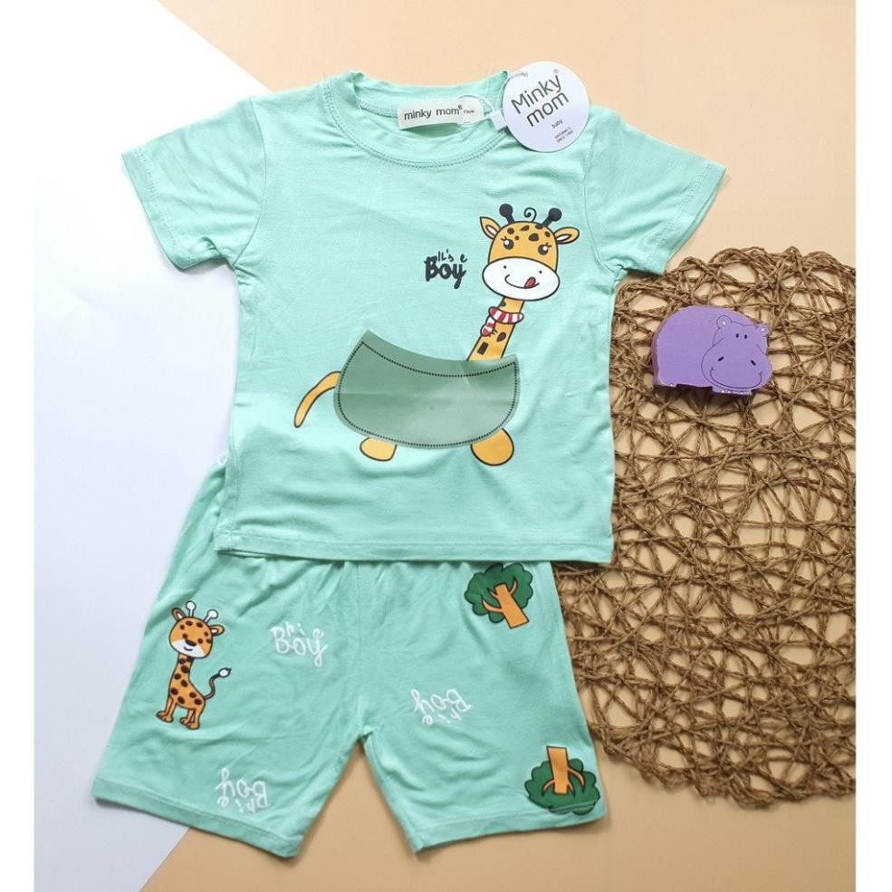 Bộ cộc tay cho bé 💖 Bộ cộc tay Hươu cho bé trai bé gái 💖 chất thun lạnh cao cấp siêu mềm siêu mát Tiger Kids Shop