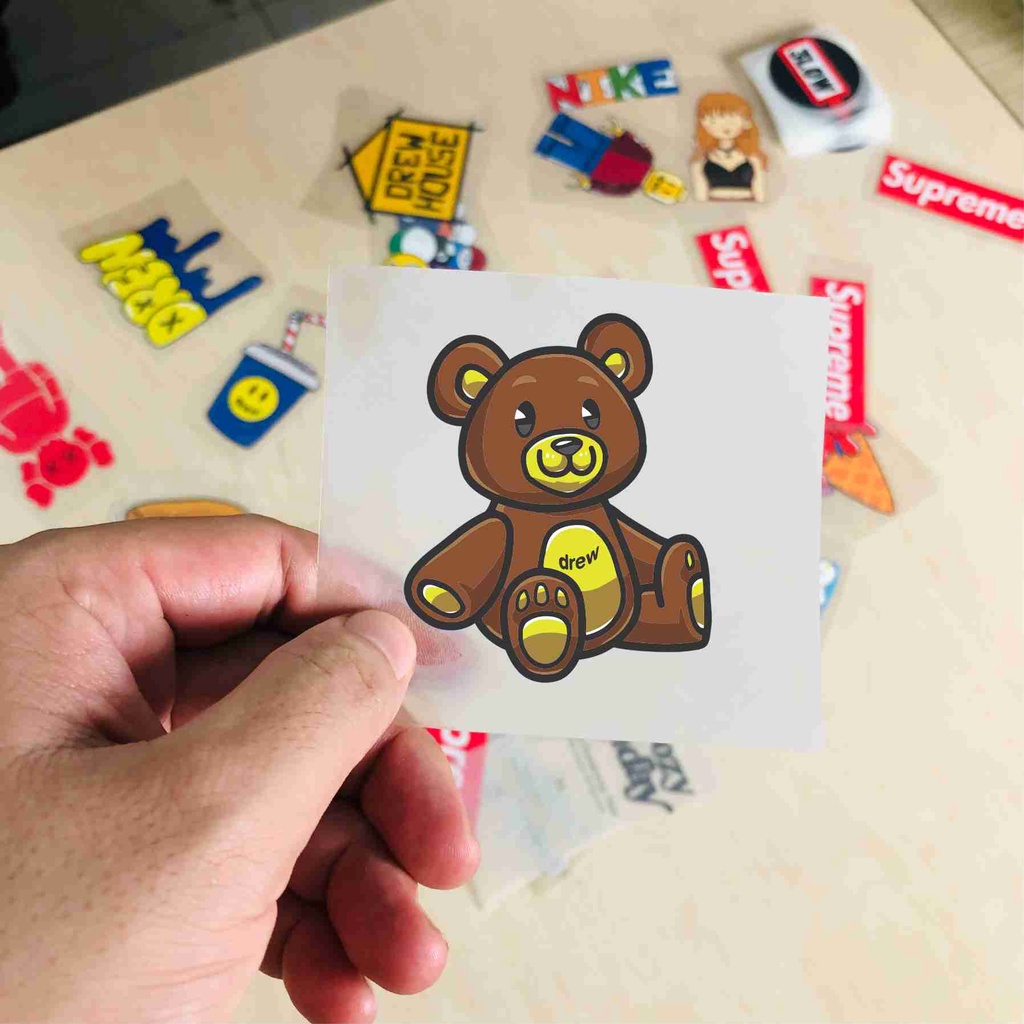 Hình ủi nhiệt bộ hoạt hình dễ thương 1 - Decal ủi áo xinh xắn