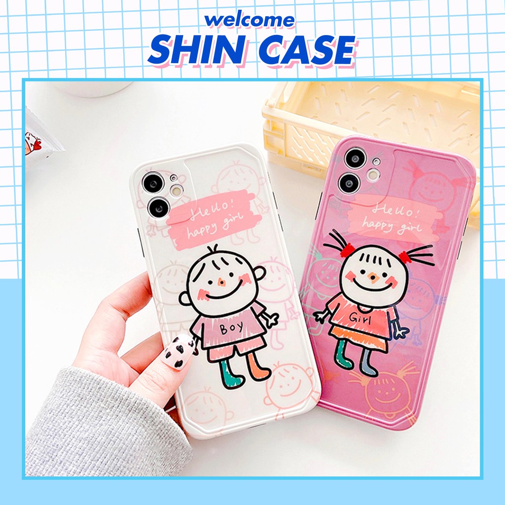 Ốp lưng iphone Little Couple IMD dày dặn viền nổi 5/5s/6/6plus/6s/6splus/7/7plus/8/8plus/x/xs/11/12/pro/max/plus/promax | BigBuy360 - bigbuy360.vn