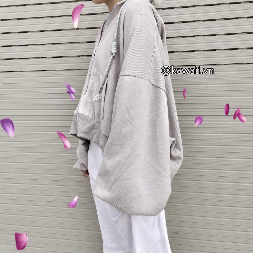 [Có sẵn] Áo khoác form rộng chà bá- Oversized Jacket 3 màu Kawaii.vn (Ảnh thật tớ tự chụp)