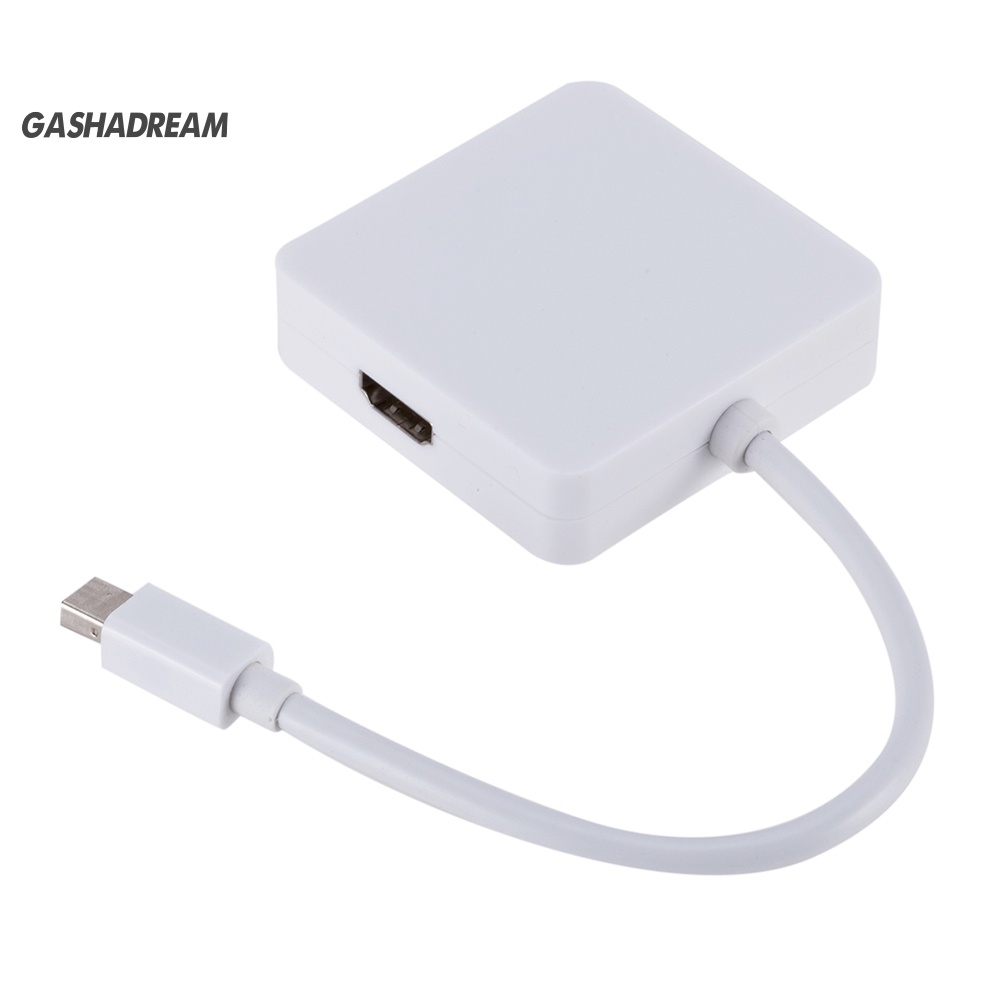 Cáp Chuyển Đổi 3 Trong 1 Từ Cổng Dp Sang Dvi Vga Hdmi Cho Macbook Thunderbolt