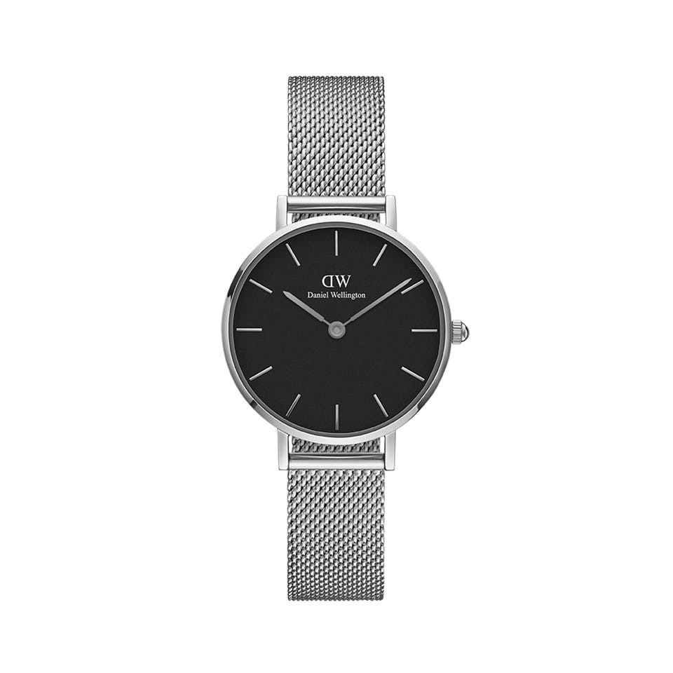 Đồng hồ kim nam nữ Daniel Wellington Classic Petite Dây Mesh 36 mm & 28mm- Bạc mặt đen - FULL BOX HÃNG | BigBuy360 - bigbuy360.vn