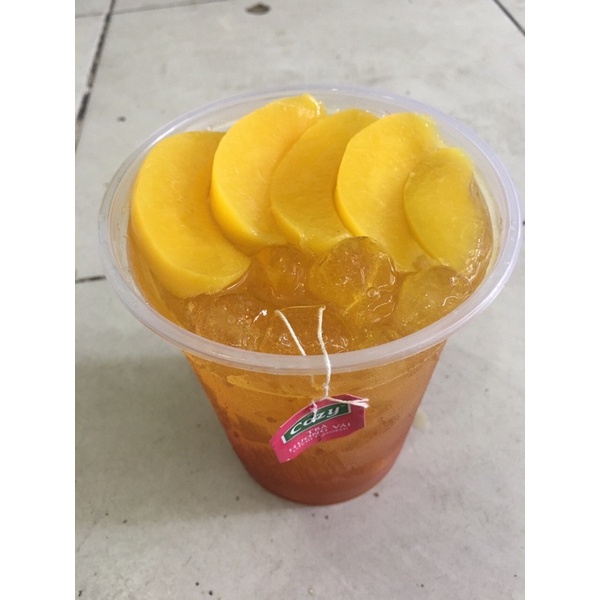 (Hoả Tốc) Trà Đào Ly Lớn 1l.