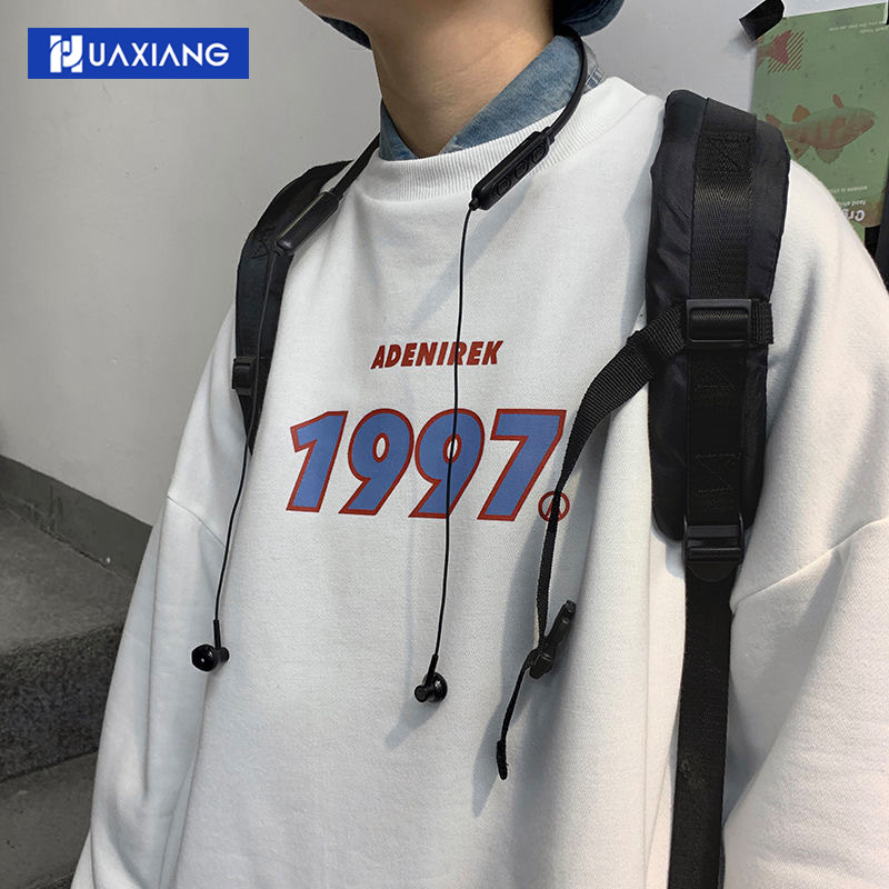 Áo Hoodie Nam Cổ Tròn In Chữ 1997 Thời Trang Mùa Thu 2020
