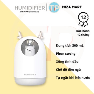 Máy phun sương mini Humidifier M106, dung tích 300ml, nhỏ gọn và đáng yêu, làm mát không khí, cổng cắm USB tiện lợi