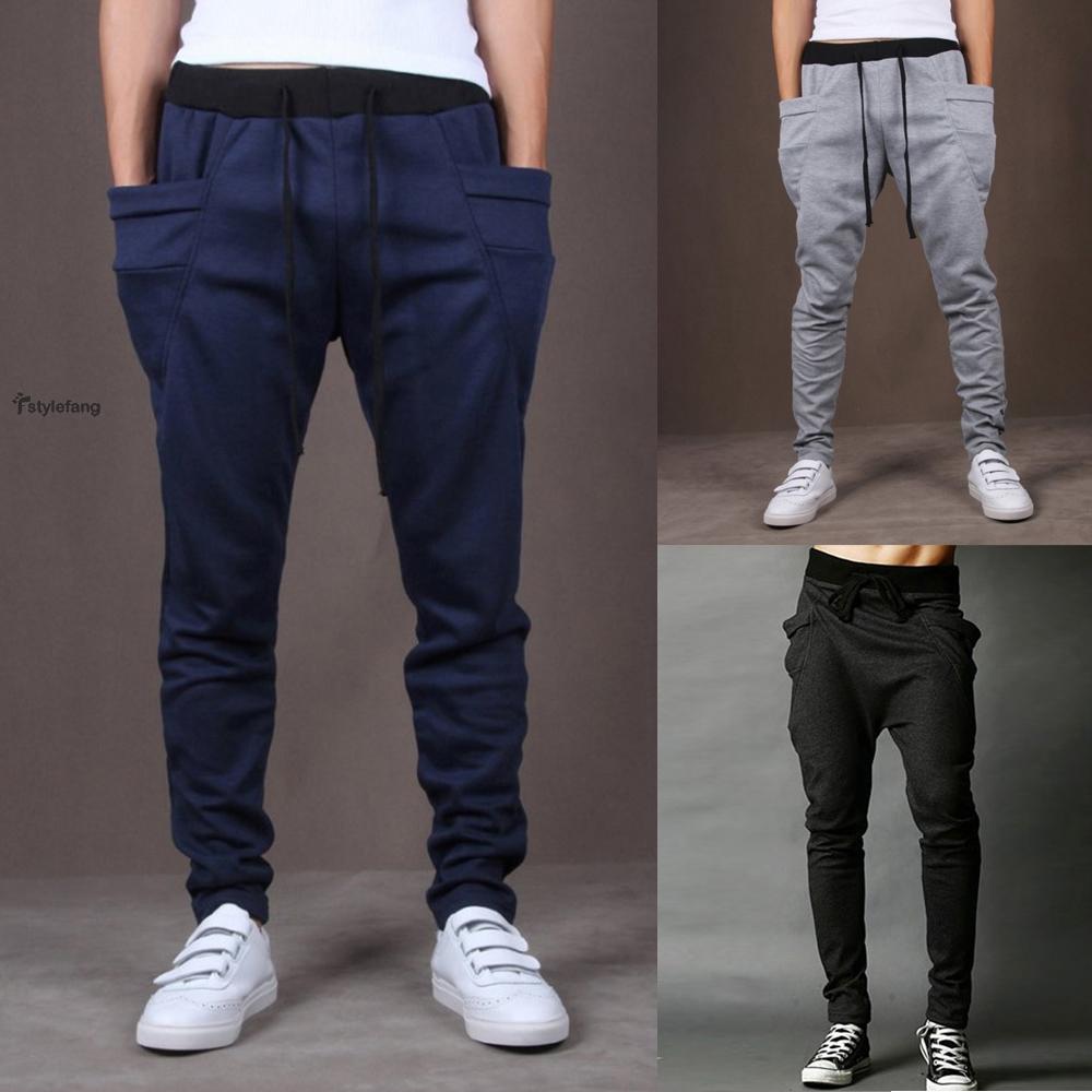 Mens Tracksuit Workout Joggers Sweat Plus Skinny Trousers Sports Mens Slim Fit Tracksuit Sweatpants Bottoms Long