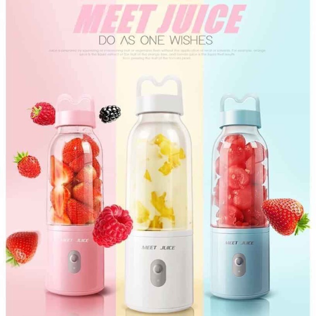 MÁY XAY SINH TỐ CẦM TAY MEET JUICE CỰC HOT