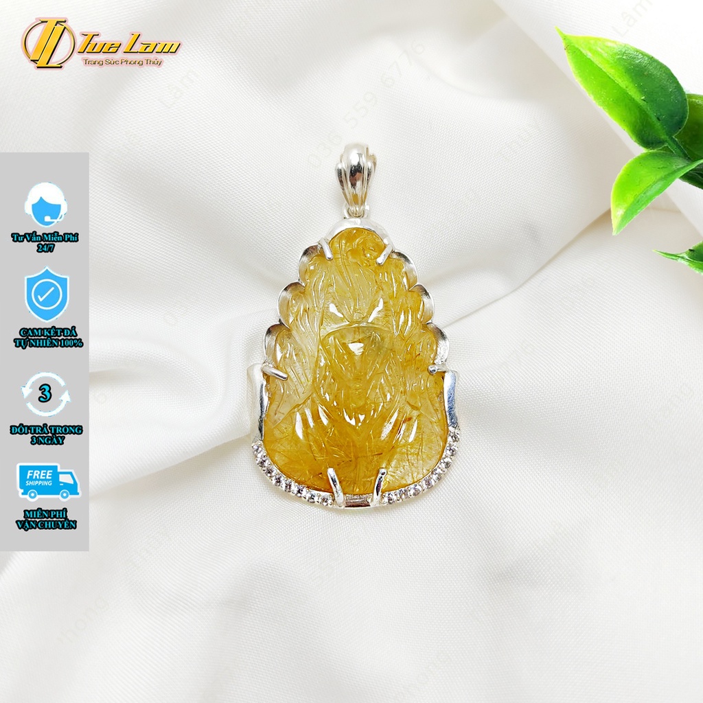 Mặt dây chuyền hồ ly tóc vàng hỗ trợ tình duyên kèm - Tuệ Lâm