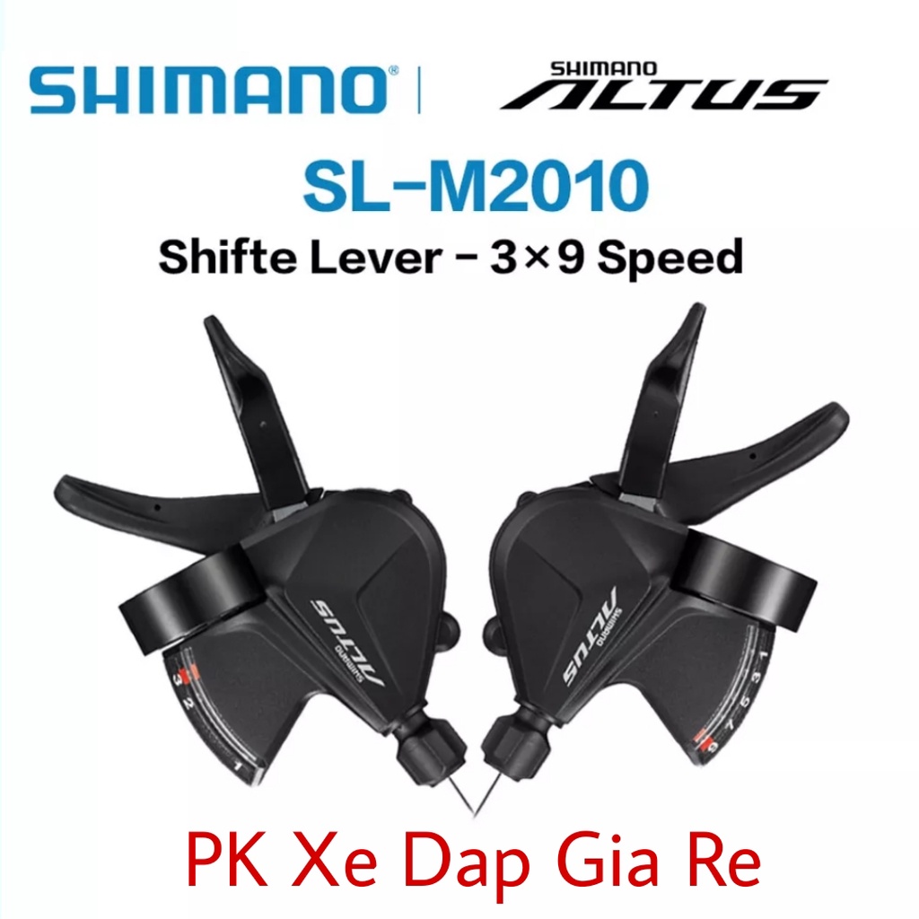 Tay đề xe đạp, Tay bấm xã SHIMANO Altus SL-M2010 3x9 Speed - Chính hãng