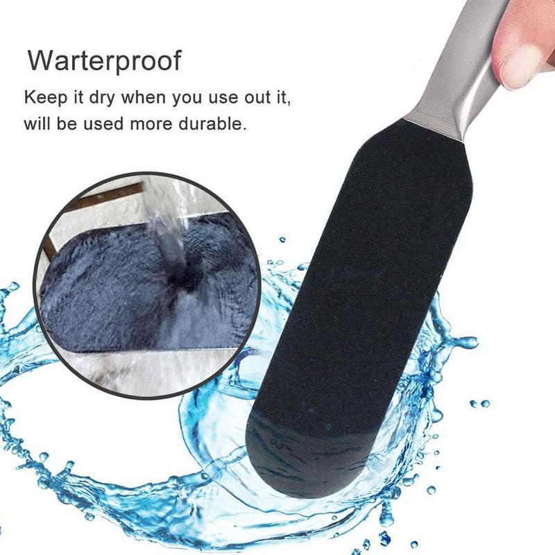 1 Set Dụng Cụ Chà Nhám Chà Nhám Móng Tay Cầm Kim Loại Cho Nam Và Nữ