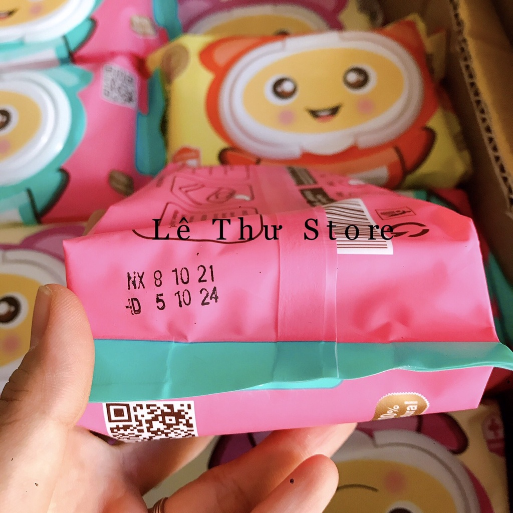 Khăn giấy ướt baby không mùi kháng khuẩn hình gấu gói 100 tờ LT