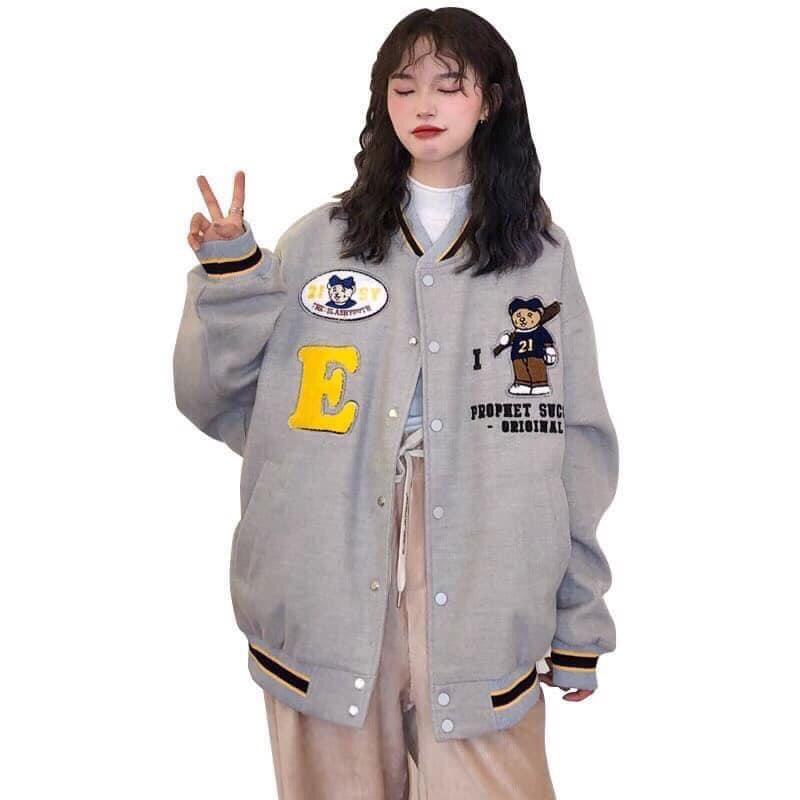 Áo Khoác Nữ, Áo Khoác Bomber E Chất Dày Dặn Freesize Cực Hot | BigBuy360 - bigbuy360.vn