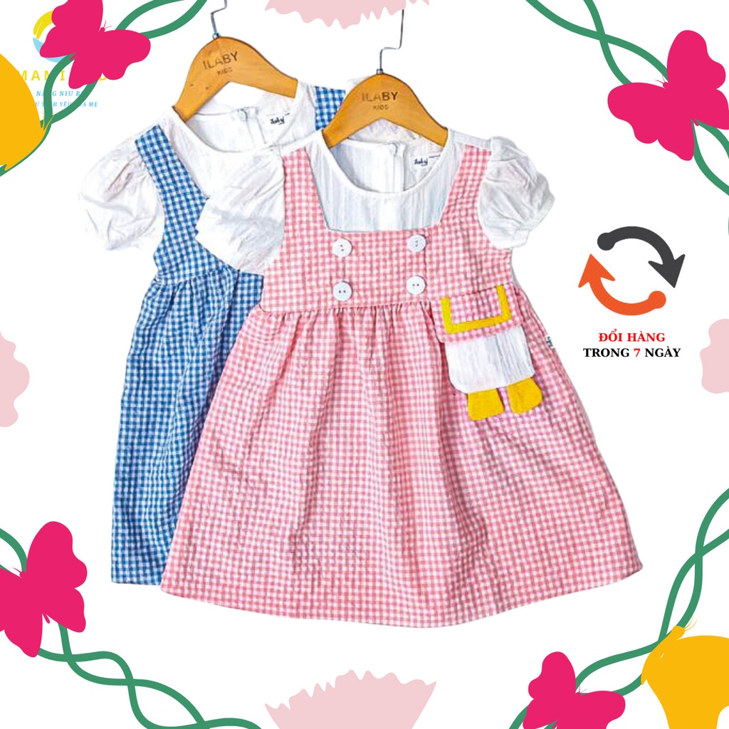 Váy Xinh Cho Bé Gái 1-10 tuổi Mamikid, MẶC MÙA HÈ SIÊU MÁT