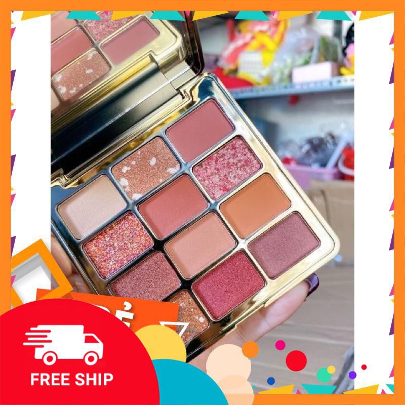 [Hàng mới về] Bảng phấn mắt 12 ô màu NOVO chống nước lâu trôi vỏ ánh vàng cực sang🥭🥭 | BigBuy360 - bigbuy360.vn