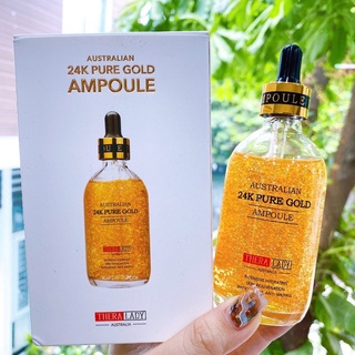[ÚC-cótem] Serum dưỡng da TINH CHẤT VÀNG 24K Pure Gold Ampoule 100ml dưỡng ẩm chống lão hoá của Thera Lady Australia