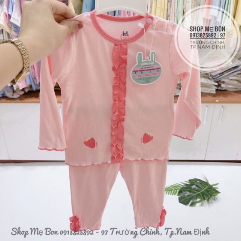 Lil little love -  Bộ dài tay Lil vải len tăm , bộ len mỏng cho bé 5-18kg thời trang trẻ em