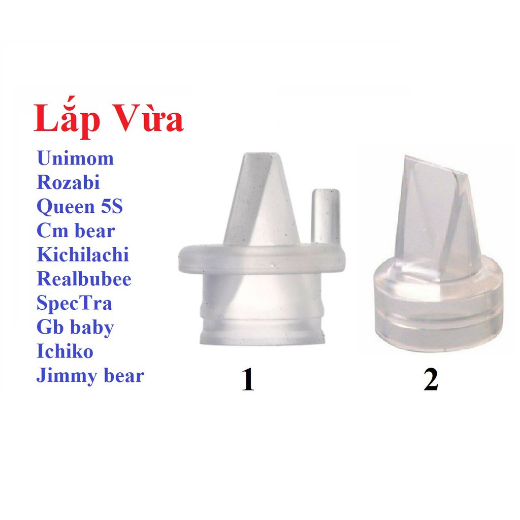 Van Hút Chân Không Silicon Dành Cho Máy Hút Sữa  GB, Rozabi, CMbear, Sanit