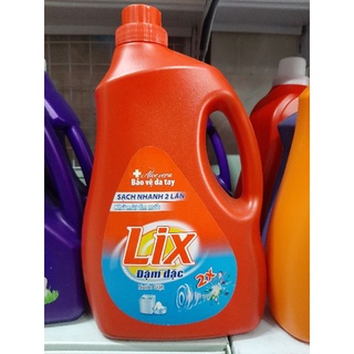 Nước giặt Lix Hương Nước Hoa/Đậm đặc 3.6Kg