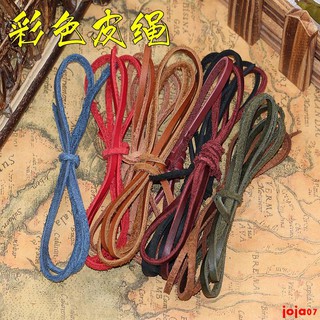 Cuộn dây da nhiều màu kích thước 3*2MM dùng làm đồ trang sức thủ công
