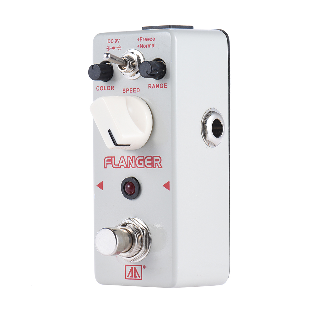 AROMA ATR-5 Classic Analog Flanger Guitar Effect Pedal 2 Modes Aluminum Alloy Body True Bypass