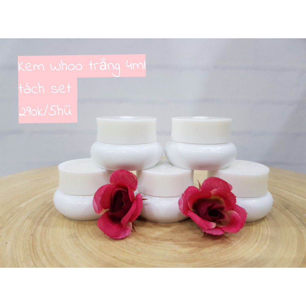 Combo 5 hũ kem dưỡng trắng da   (4ml /hũ)