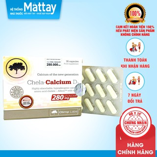 CHELA CALCIUM D3 – HỘP 30 VIÊN - BỔ SUNG CANXI THẾ HỆ MỚI DỄ HẤP THU – KHÔNG GÂY TÁO BÓN