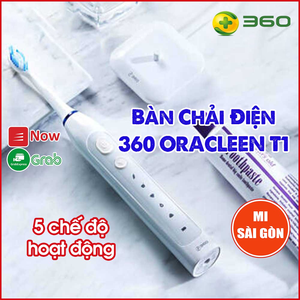 [BẢN QUỐC TẾ] Bàn Chải Điện Thông Minh QIHOO 360 ORACLEEN T1 - bảo hành chính hãng 12 tháng