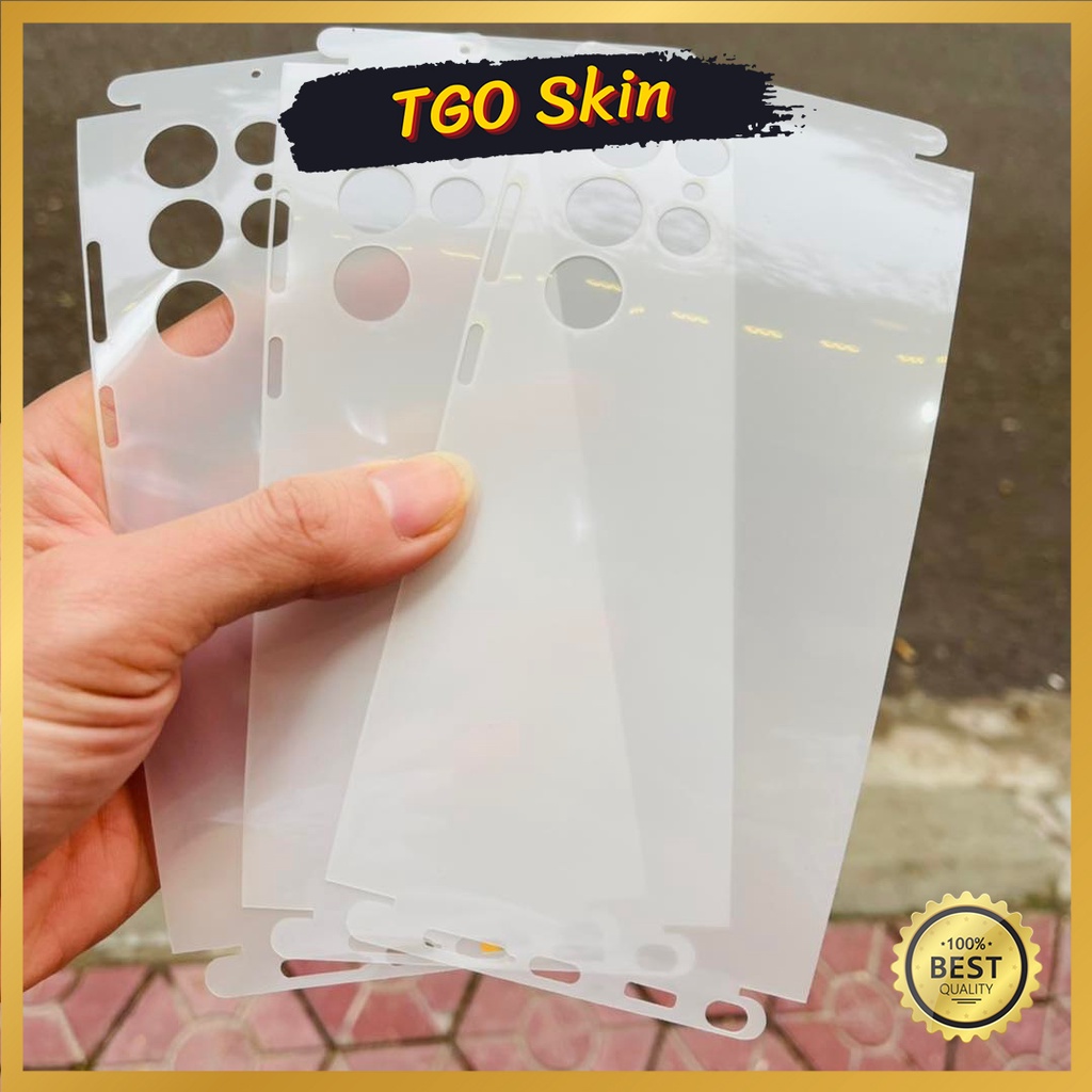 Miếng dán PPF màn hình, mặt lưng Samsung S22 Ultra / S22 Plus / S22 cao cấp