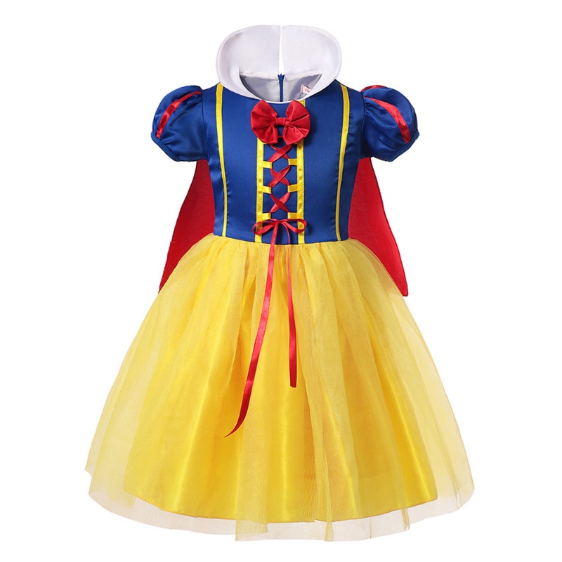 Đầm Xòe 4 Lớp Hóa Trang Công Chúa Bạch Tuyết Disney Cho Bé Gái