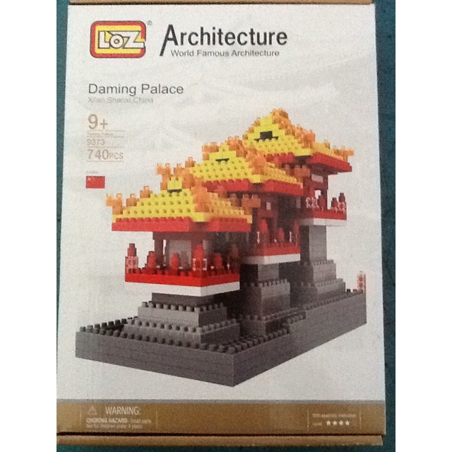 Mô Hình Đồ Chơi Lego Loz Architecture Daming Palace
