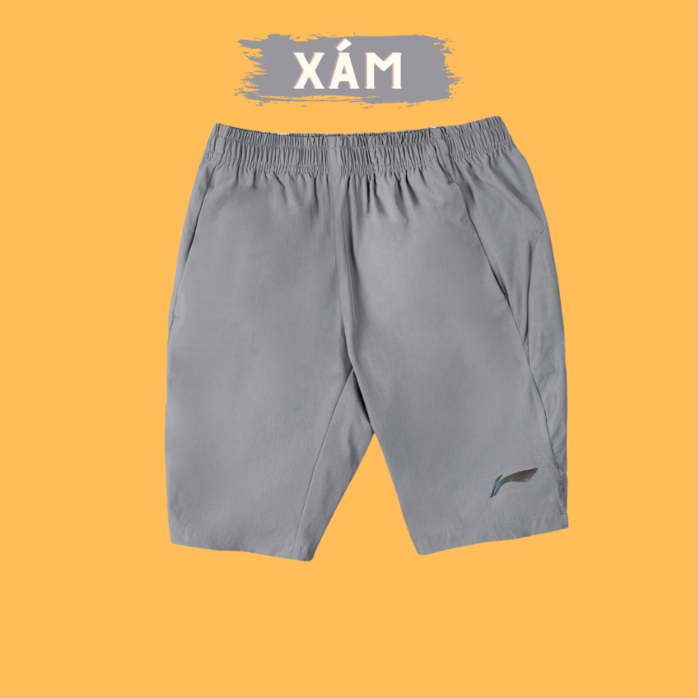 Quần đùi Li-Ning, quần đùi thể thao chất gió siêu nhẹ mềm mát