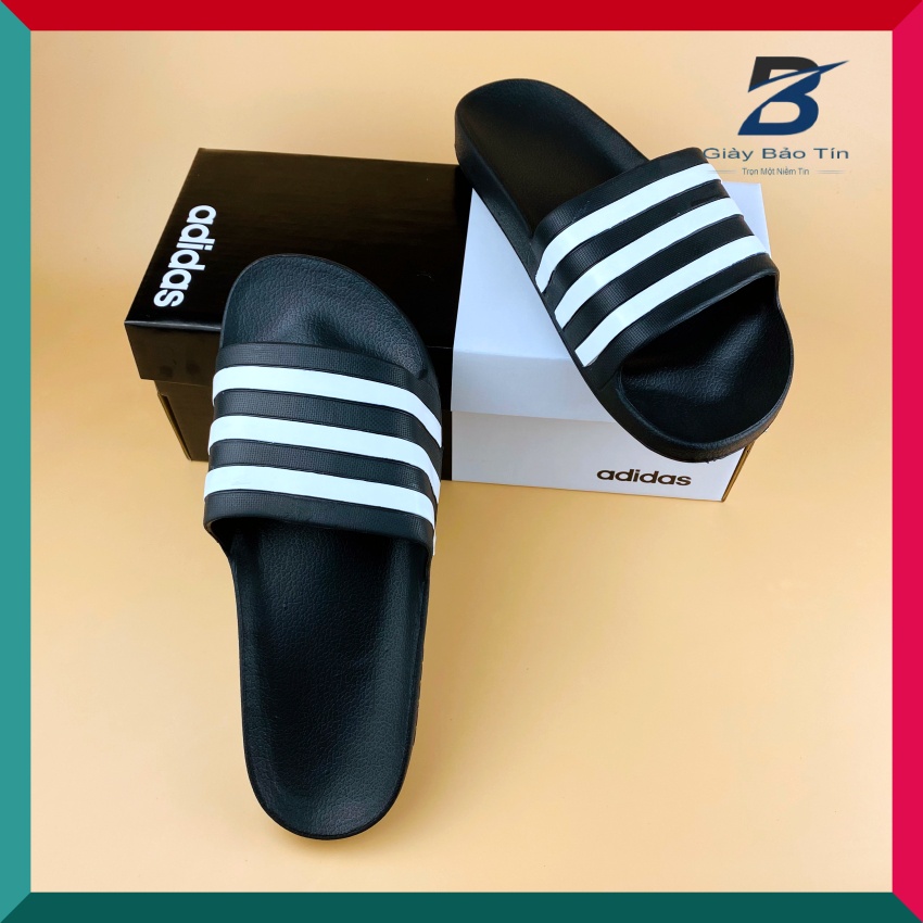 Dép nam adidas BT 6600 dép đúc nam quai ngang  siêu nhẹ 3 màu mẫu mới nhất FULL BOX