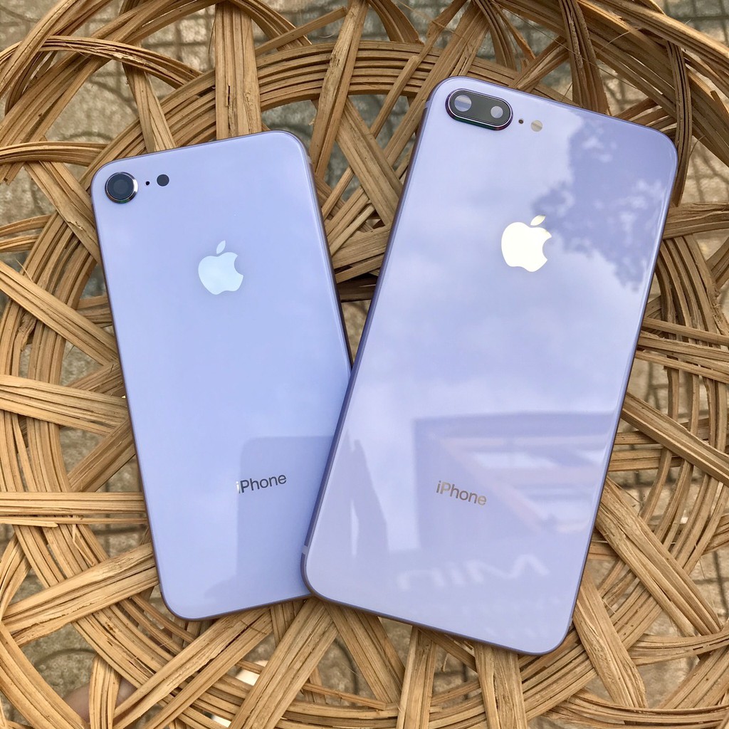 Vỏ độ iPhone 7 lên 8, 7 Plus lên 8 Plus màu tím iPhone 11