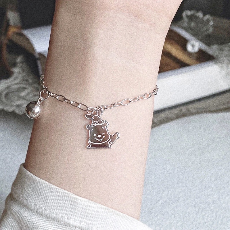 Winnie the Pooh Bracelet Cartoon Vòng đeo tay thời trang Hàn Quốc dễ thương