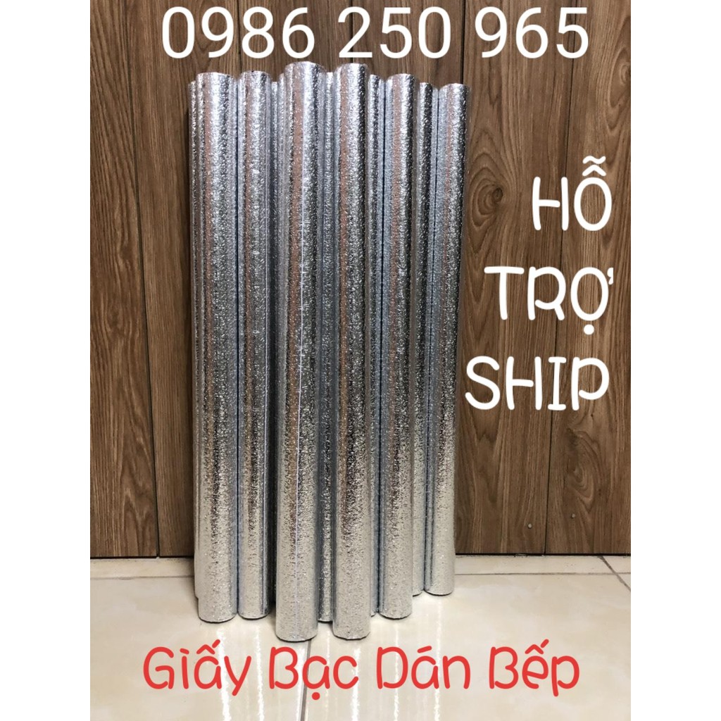 GIẤY BẠC DÁN BẾP - KÍCH THƯỚC 60 X 3M