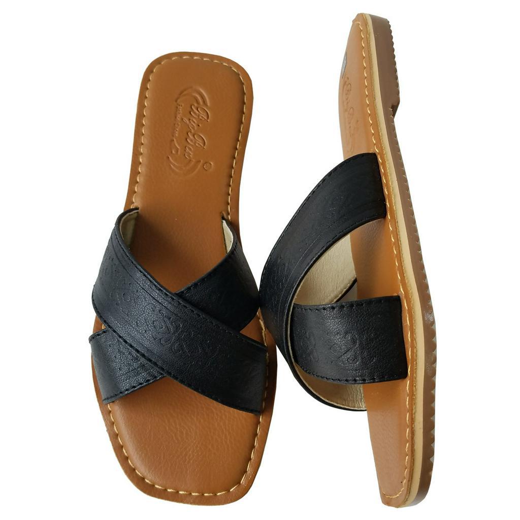 Dép Nữ Da Bò Thật BIGBEN Cao Cấp DNN48