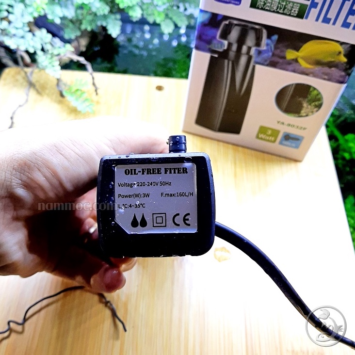 Lọc Váng Mini OIL FREE FILTER  || Lọc Váng Nhỏ Gọn - Hiệu Quả - Tiết Kiệm Điện CHo Bể Cá Thuỷ Sinh