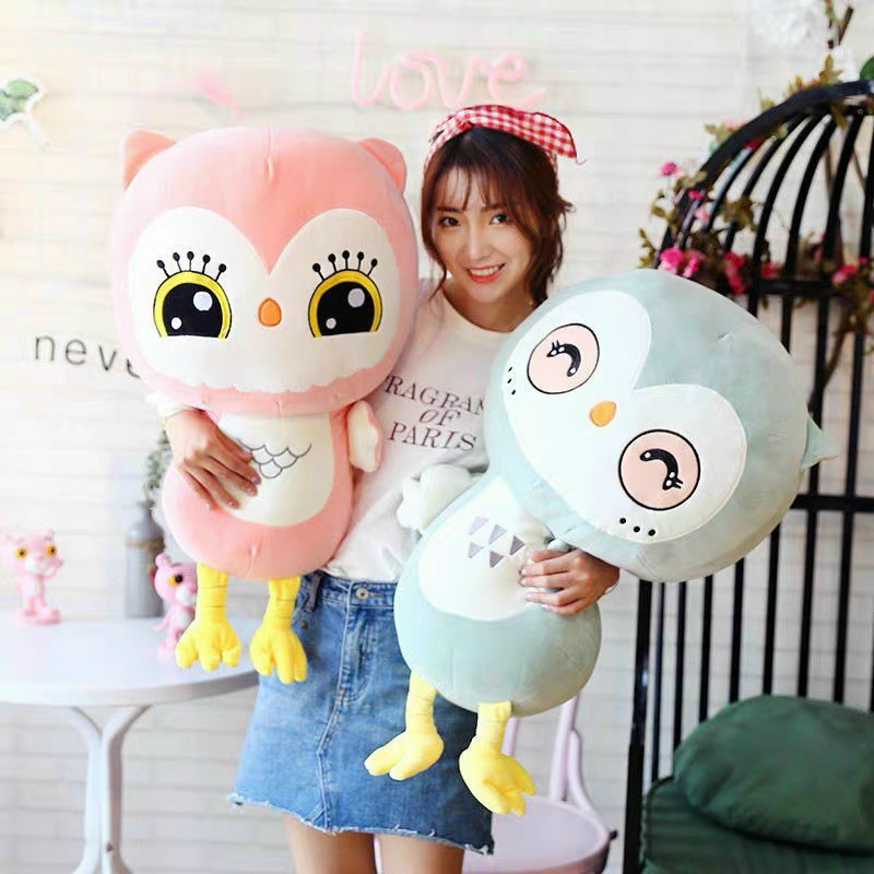 Bộ chăn gối hình chim cú 2in1 tiện lợi sử dụng đi làm văn phòng, đi du lịch