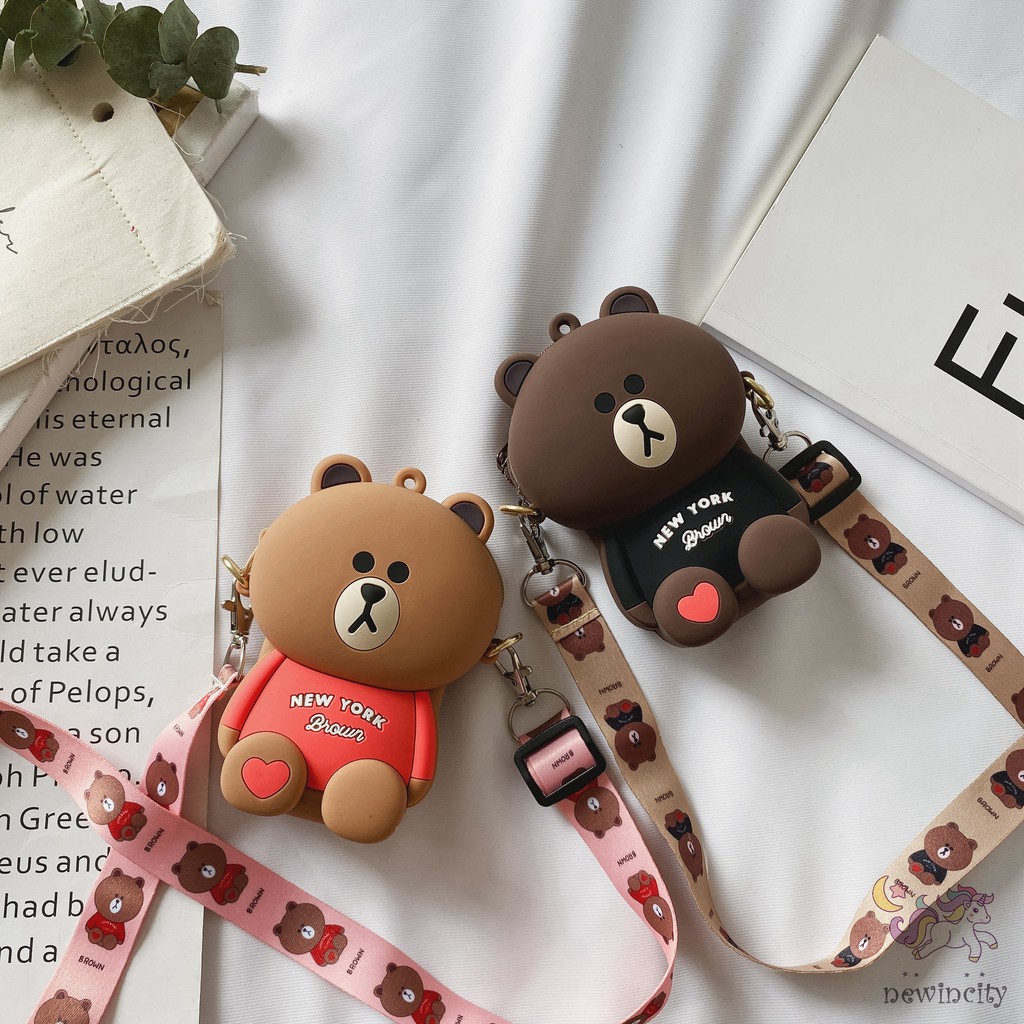 Túi đeo vai thiết kế hình hoạt hình dễ thương dành cho trẻ nhỏ