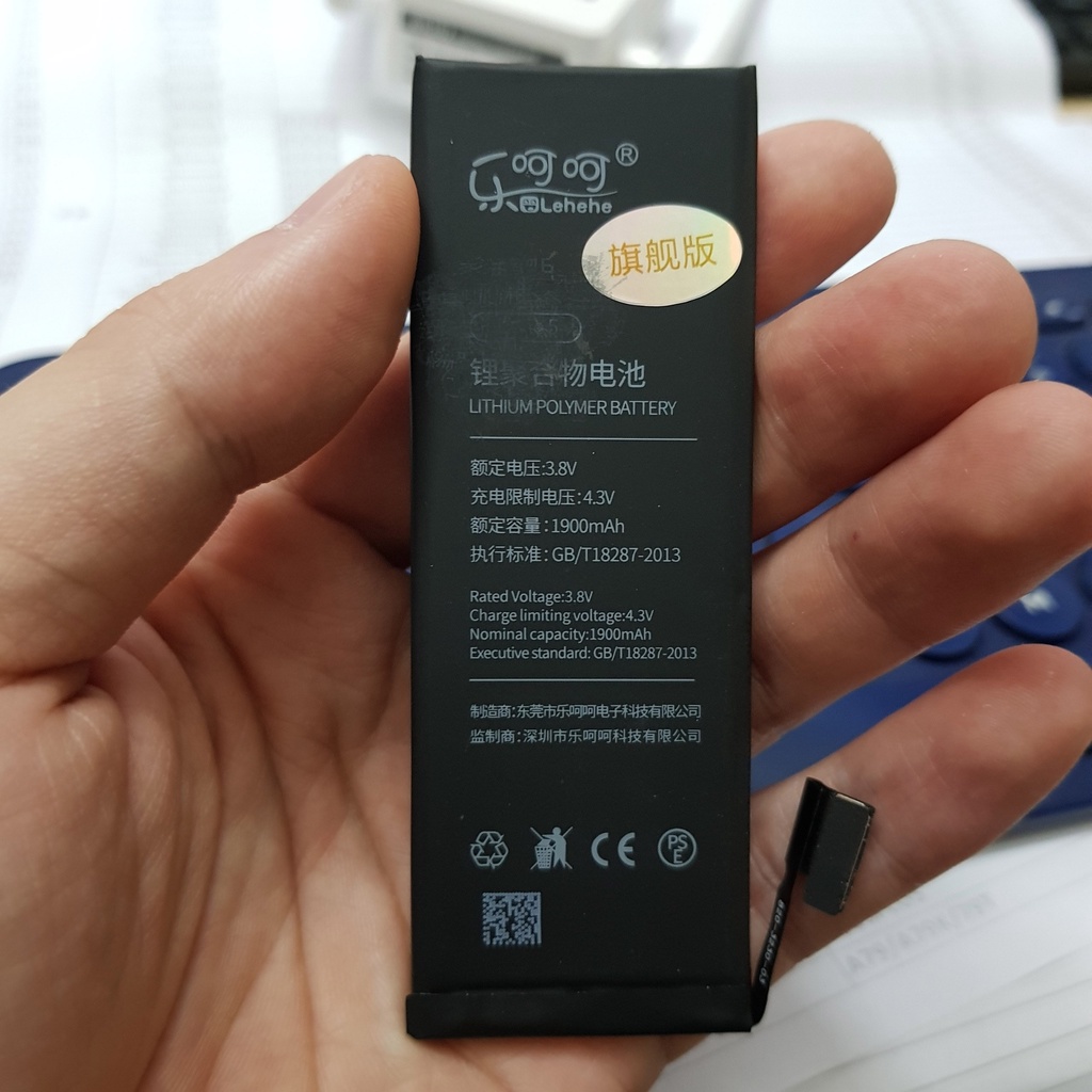 Pin dung lượng cao Lehehe 5,5s,6,6s,6plus,6splus,7,7plus,8,8plus tặng kèm tô vít