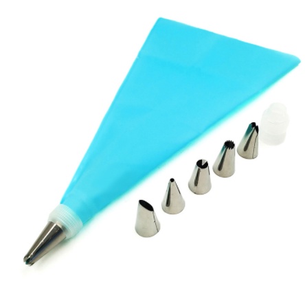 Bộ 8 đầu khuôn bắt bông kem và túi đựng