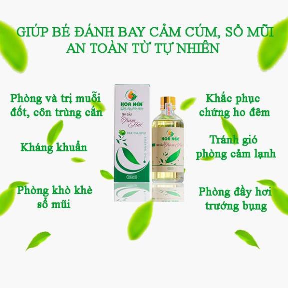 Tinh dầu tràm 10ml - Hoa Nén - FREESHIP 99k
