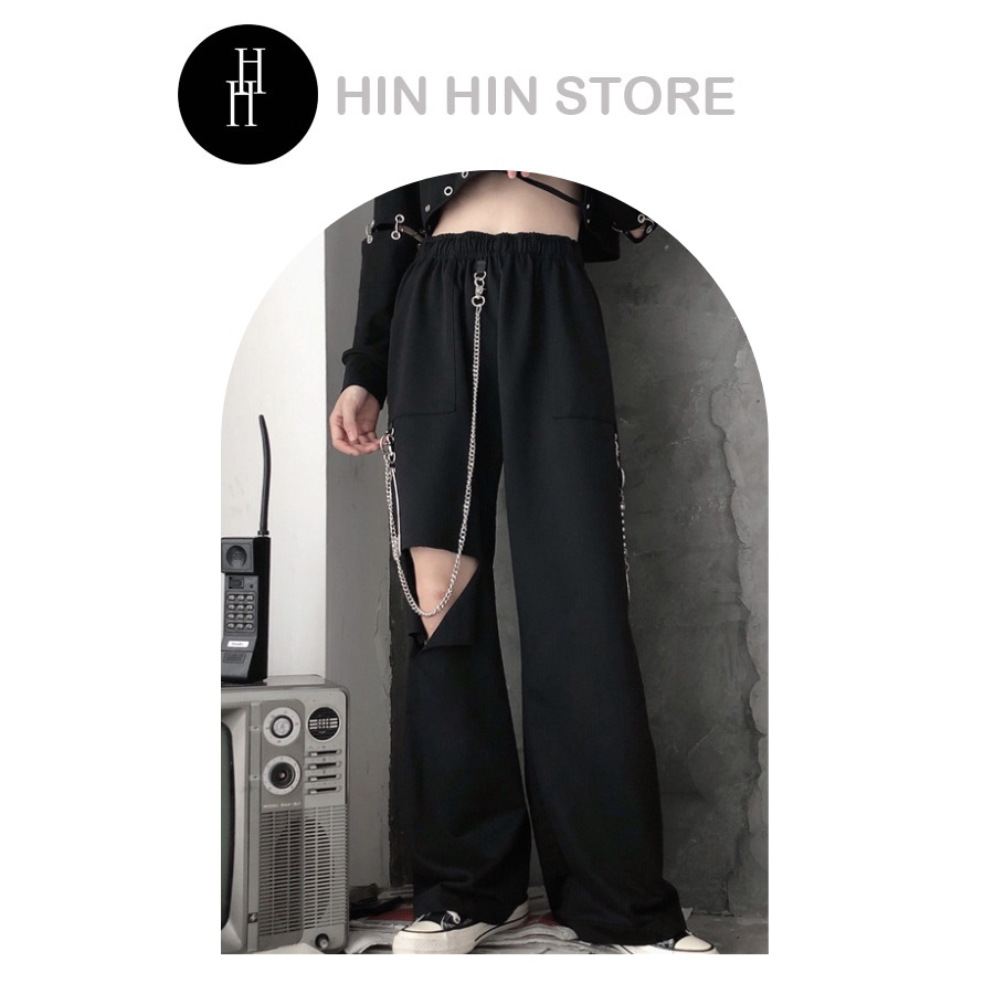 Quần thể thao ống rộng Unisex HQD36 Hỉn Hỉn Store