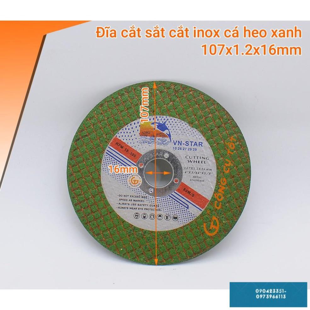 Đá cắt 100 xanh