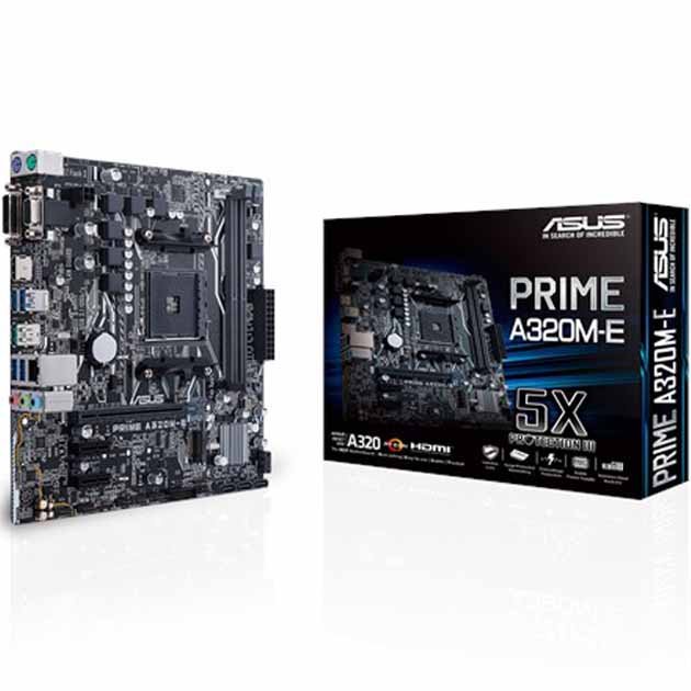 Chặn main Asus Prime A320M-E A320M E dùng nắp sau thùng máy