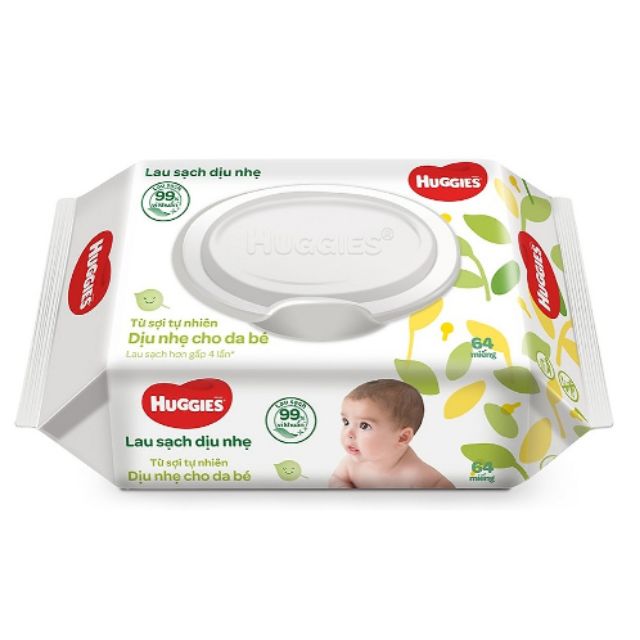 Khăn giấy ướt Huggies 64 tờ