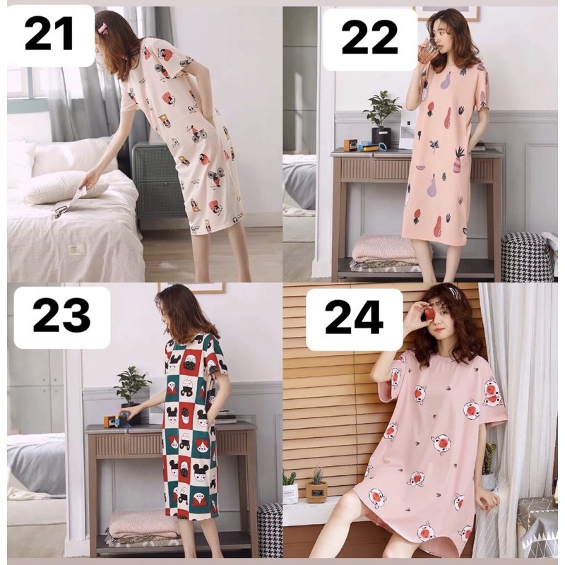 GOM ORDER VÁY NGỦ HOẠ TIẾT DỄ THƯƠNG 32 MẪU | BigBuy360 - bigbuy360.vn