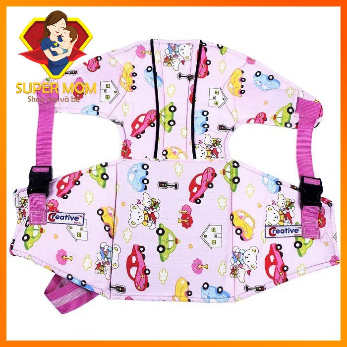 Đai Xe Máy có đỡ cổ cao cấp giúp an toàn cho bé khi đi xe máy, xe đạp - Hàng loại 1