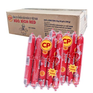 Combo 05 túi x 25 cây Xúc xích heo RED siêu ngon ăn liền, tuyệt trùng và an toàn thực phẩm CP